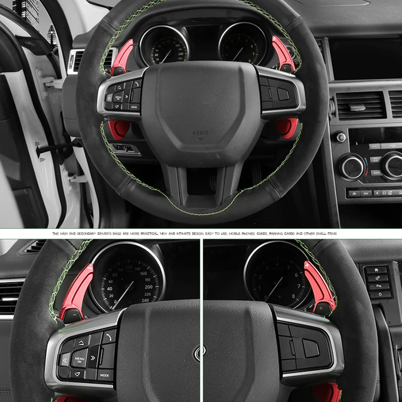CAR Interior Accessories Steering Wheel Paddle Shifters DSG Extension Extens 2pcs For Jaguar XF X260 F-PACE X761 2016-2018 | Автомобили и