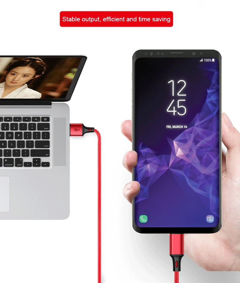 Быстродействующее зарядное устройство Micro USB для Samsung Huawei Xiaomi LG Android мобильный