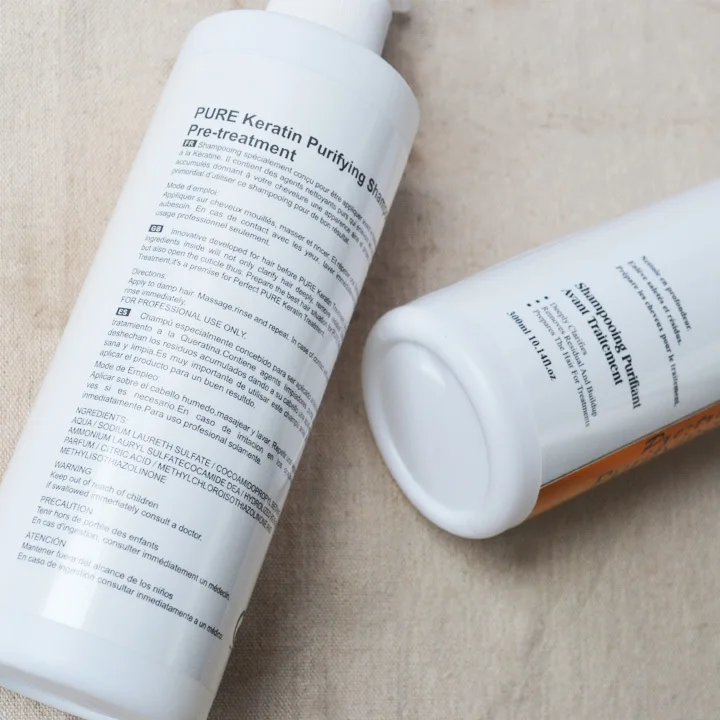 Кератиновый шампунь 300 мл бесплатная доставка для глубокой очистки волос