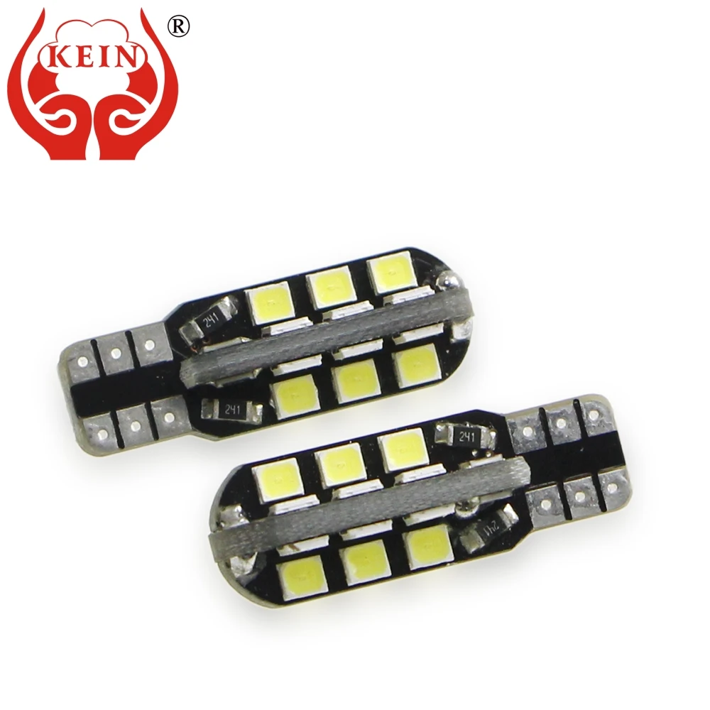 KEIN 6 шт. автомобильный Стайлинг w5w led t10 24SMD 2835 12 В авто боковые клиновидные лампы
