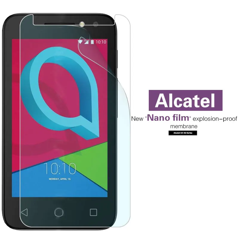 Прозрачная нано пленка для Alcatel U3 4G U5 HD U50 5044D 5047D Защитная экрана Анти Царапины и