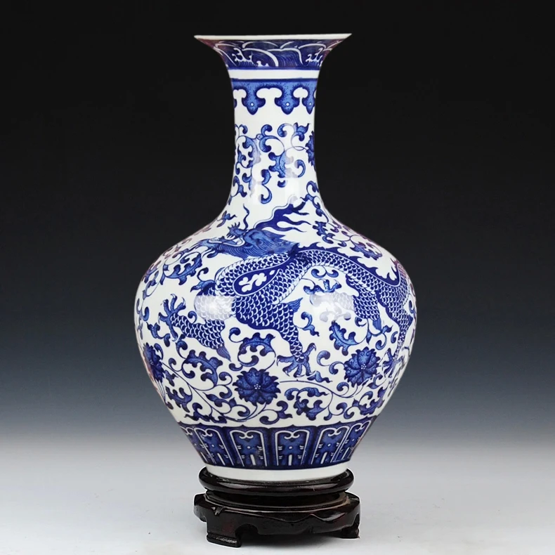 Китайская декоративная керамическая ваза с дизайном дракона|ceramic vase|decorative ceramic