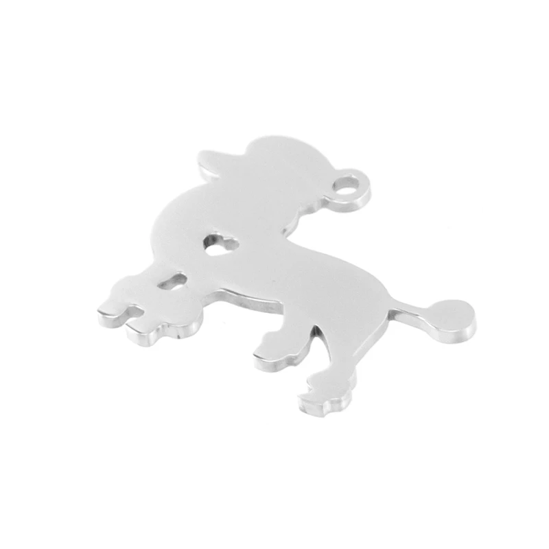 Risul я люблю мою собаку пудель собака с сердцем подвеска щенок ID чистый собачий