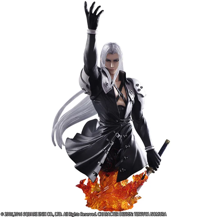Аниме Final Fantasy 7 Play Arts Kai Sephiroth Warrior of Light ПВХ фигурка 10 см|Игровые фигурки и