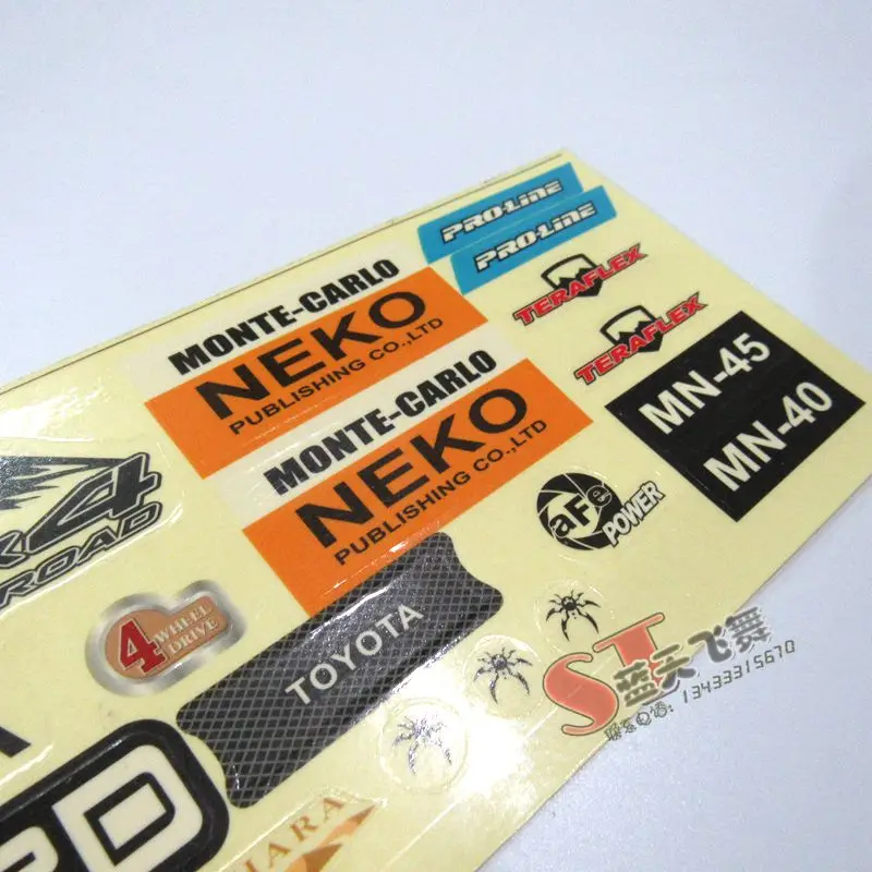 MN D90 D91 WPL B1 B14 B24 C14 C24 B16 B36 RC автомобильные запасные части DIY стикер тела