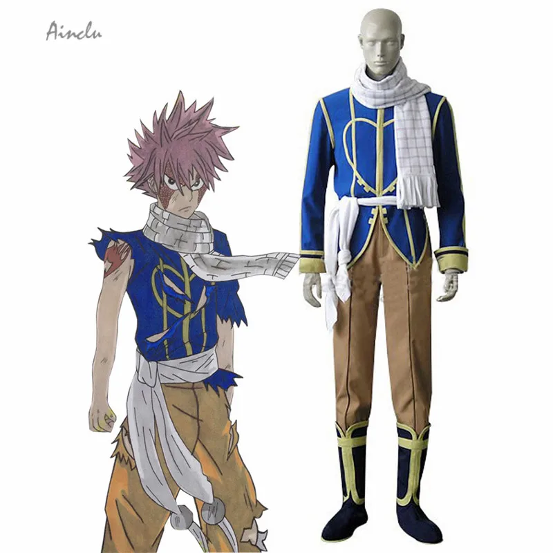Ainclu Бесплатная доставка сказочный хвост дракон Slayers Natsu Dragneel Небесный Дух косплей