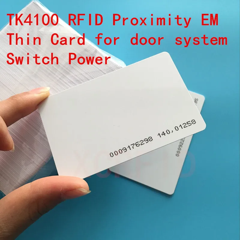 125 кГц EM4100 TK4100 бесконтактная RFID карта с 64 битами памяти для системы доступа к