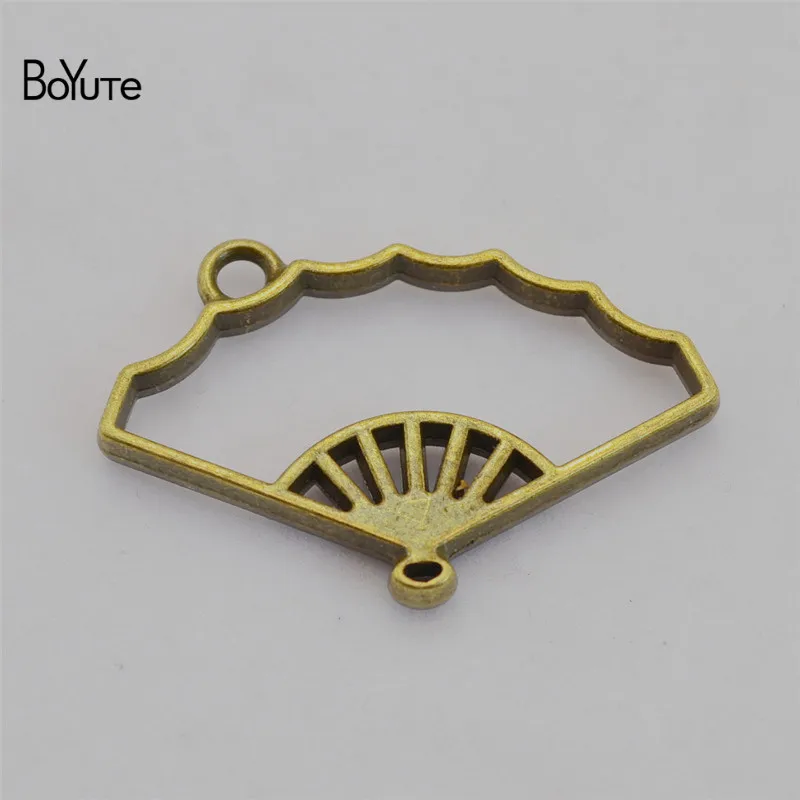 BoYuTe Metal Alloy Gourd/Apple/Fan Pendant Blanks Tray Bezel DIY Hand Made Jewelry Accessories Wholesale | Украшения и аксессуары