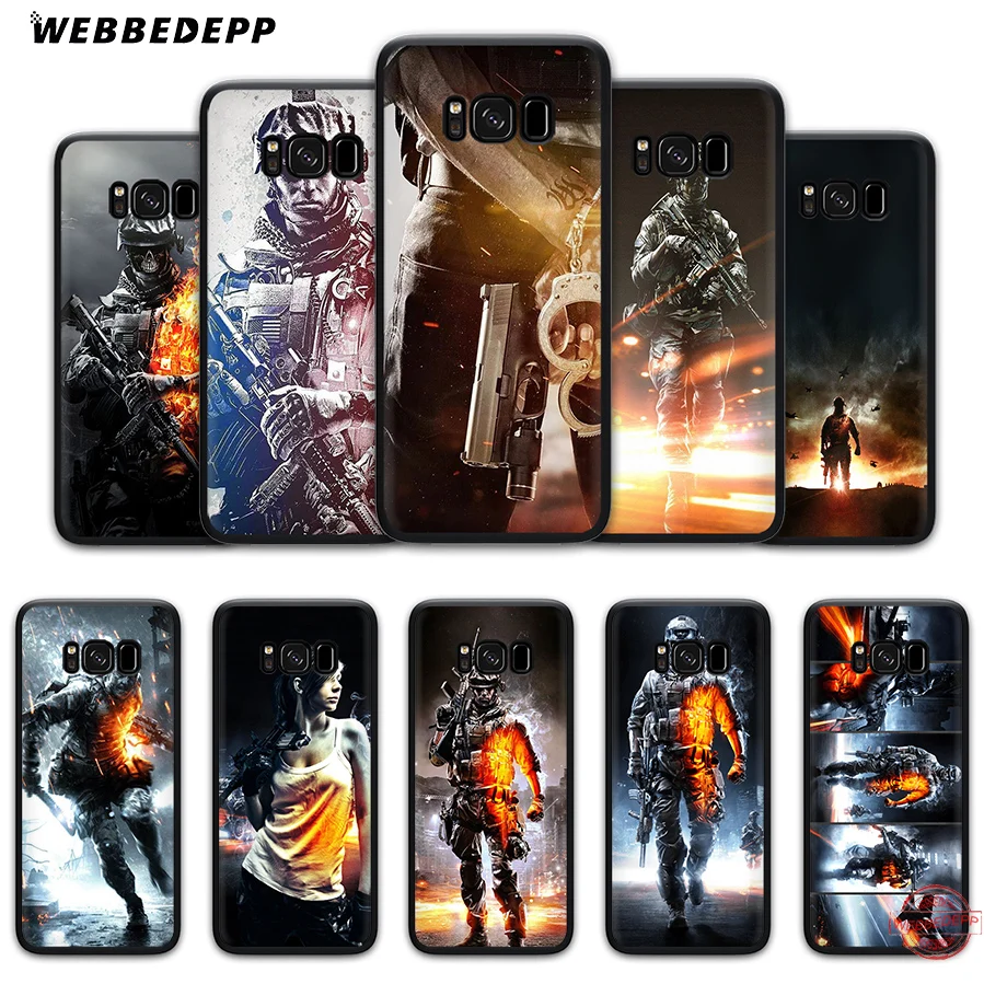 WEBBEDEPP Battlefield 3 Мягкий силиконовый чехол для Samsung A3 A5 A6 A7 A8 A9 S6 S7 Edge S8 S9 S10e J6 Note 8 9 10 Plus