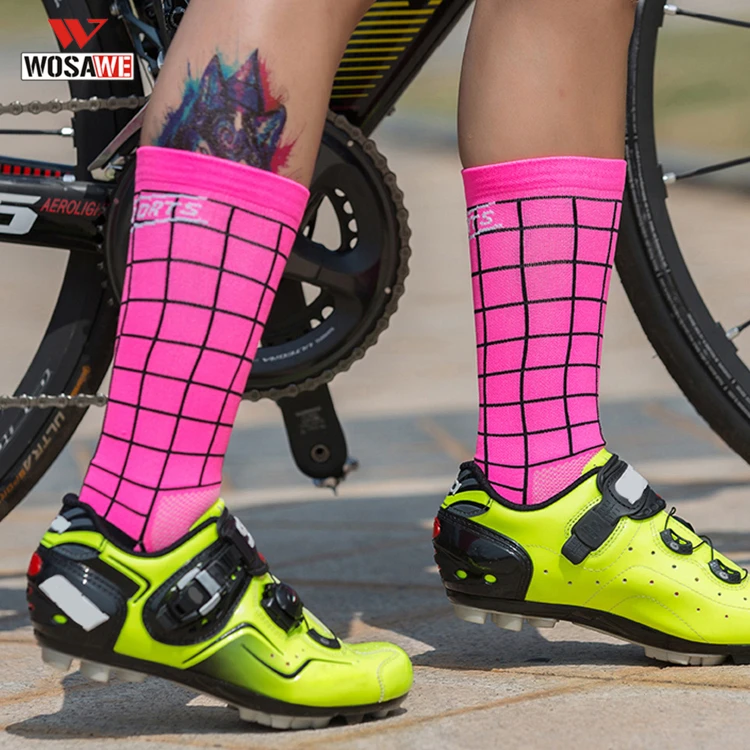 WOSAWE спортивные носки до колена летние для езды на велосипеде футбола дезодоранты