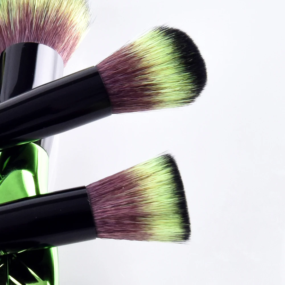 1 шт. Лист Стиль Pro Макияж Кисти набор Тональная основа порошок тени для век Тушь