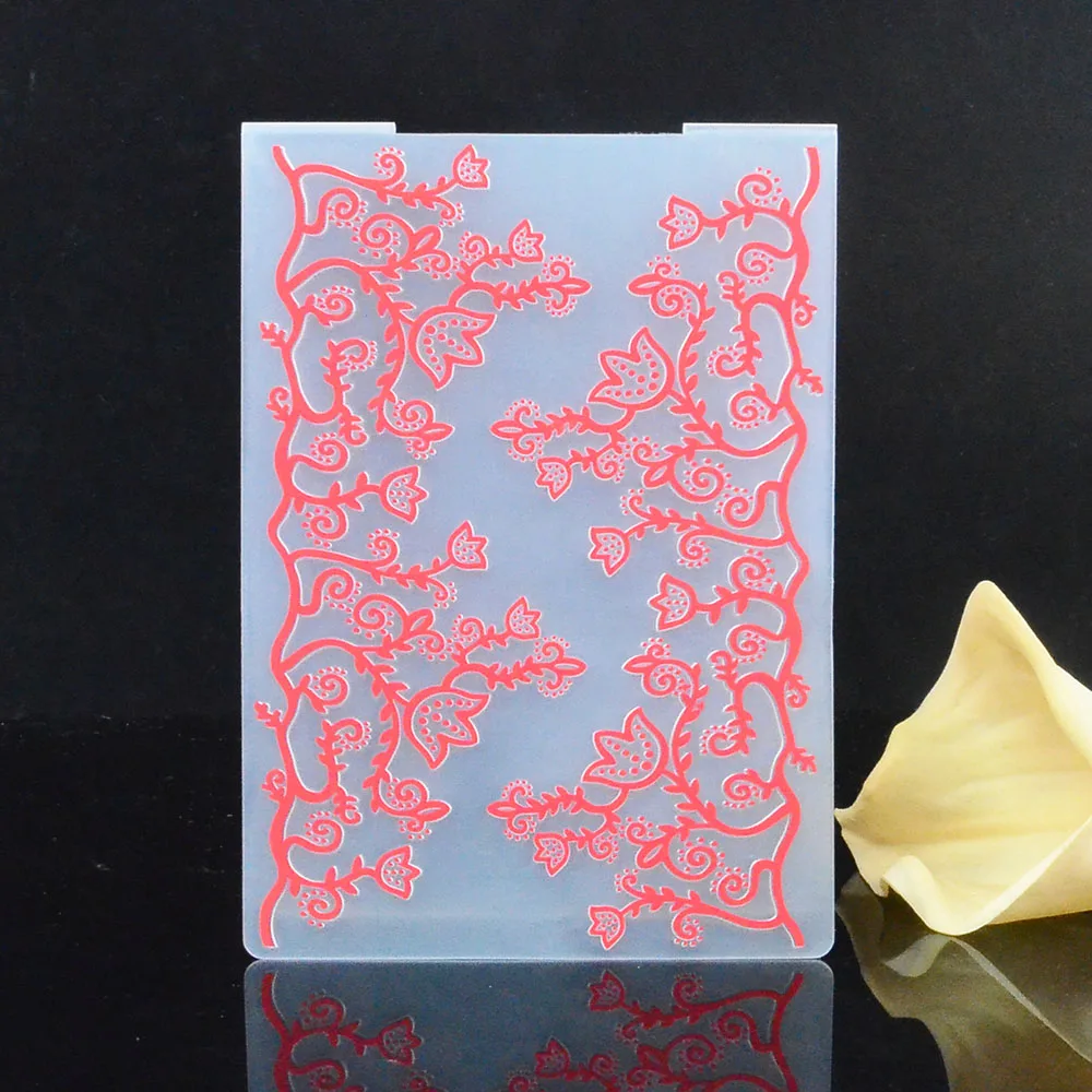 Пластиковая папка для тиснения шаблон травы скрапбукинга DIY Фотоальбом поделки