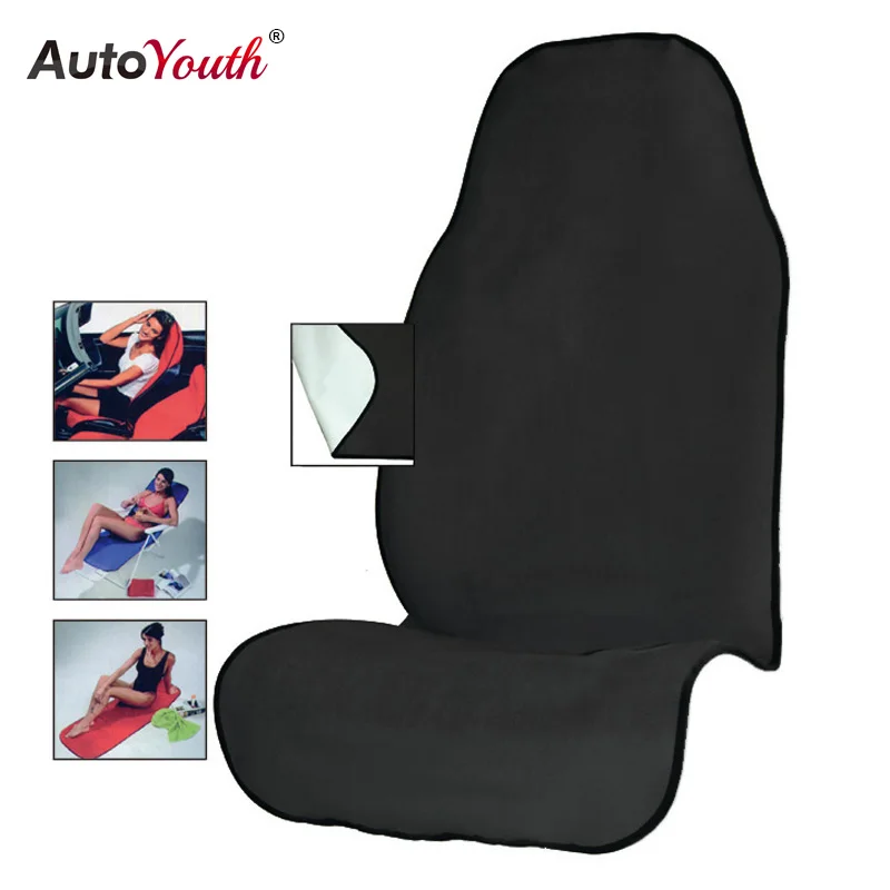 Black AUTOYOUTH Лето Автомобиля Подушки Сиденья Пляжный Коврик Универсальный Приспосабливать Все бренд Автокресло Протектор Pet Мат Собака Чехлы На Сиденья Автомобиля охватывает - Название цвета: Black