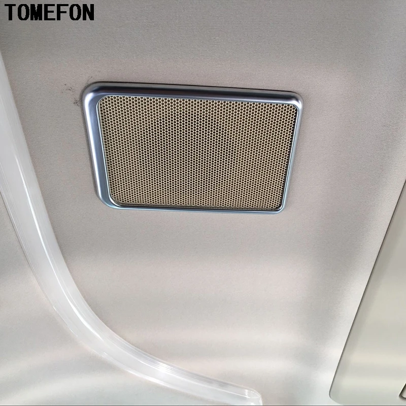 TOMEFON 4 шт. для Toyota Alphard Vellfire 2015 2016 2017 ABS хромированная крышка динамика интерьерная