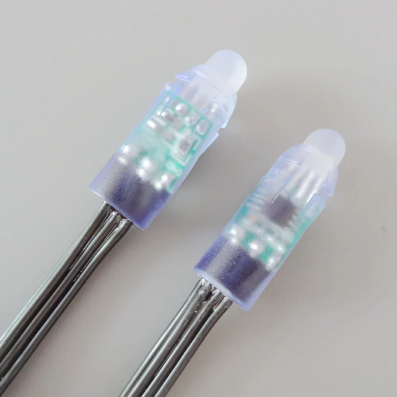 50 шт./лот 12 мм WS2811 2811 IC светодиодная RGB Гирлянда модульная светящаяся гирлянда
