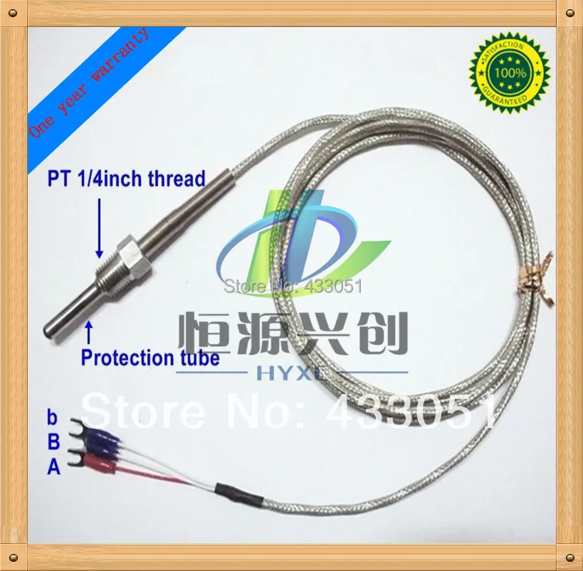 Бесплатная доставка RTD (определение температуры сопротивления) Pt1000ohm PT 1/4