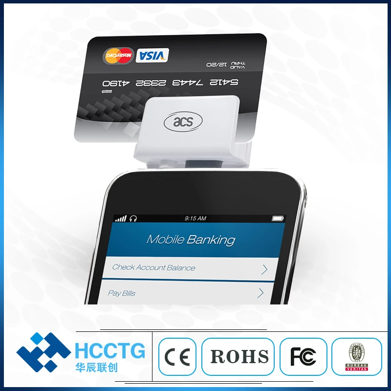 Самая маленькая магнитная полоса доступа Mpos 3 5 мм аудио разъем кардридер ACR31 |