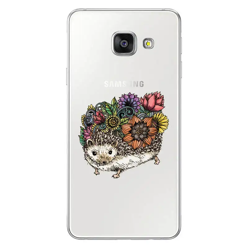 Животное маленький ежик аксессуары для телефона Силиконовый ТПУ чехол Samsung S6 S6edge