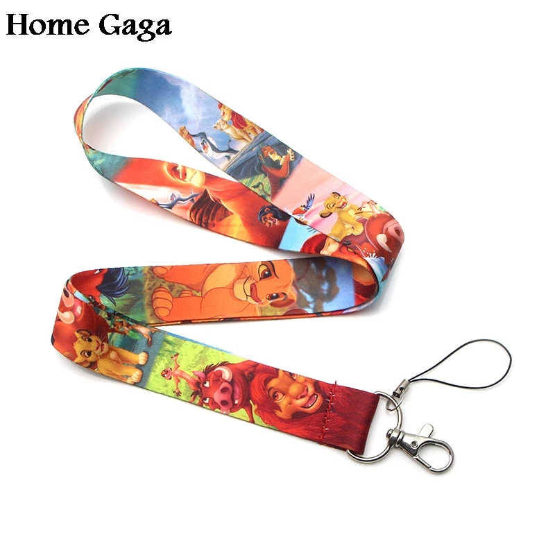 Homegaga Король Лев Мультяшные шнурки на шею ремни телефоны ключи сумки камеры id карты Держатели брелок тесьма ленты D1876