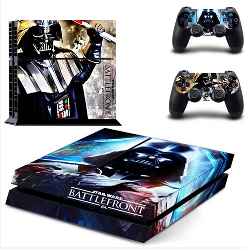 Звездные войны Battlefront кожа Виниловая Наклейка для PS4 Playstation 4 консоль + 2