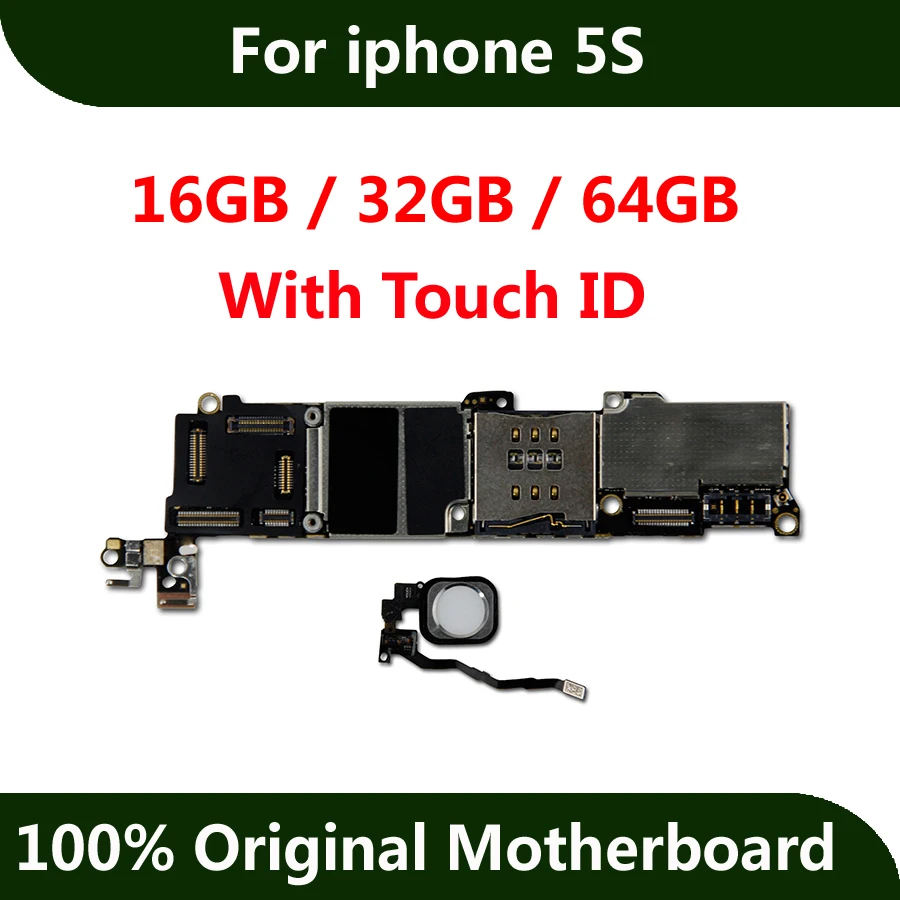 100% Тесты хорошо материнская плата для iPhone 5S заводской разблокирована платы с Touch