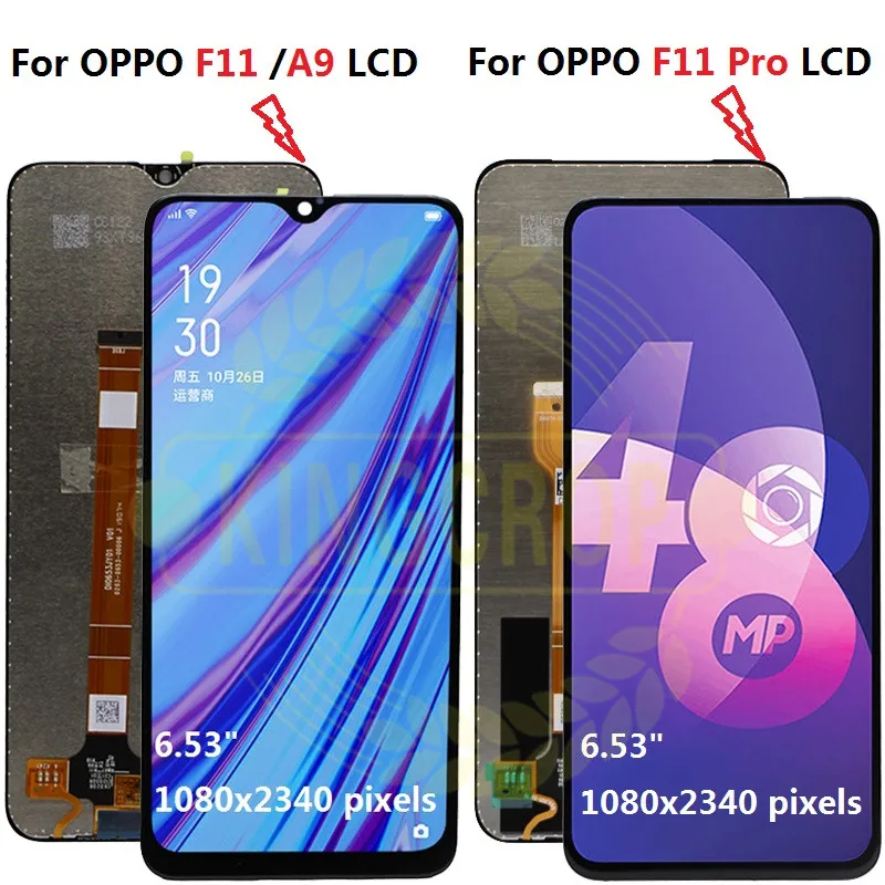 Для OPPO F11 F 11 LCD CPH1913 CPH1911 для pro CPH1969 дисплей Сенсорная панель дигитайзер в сборе A9