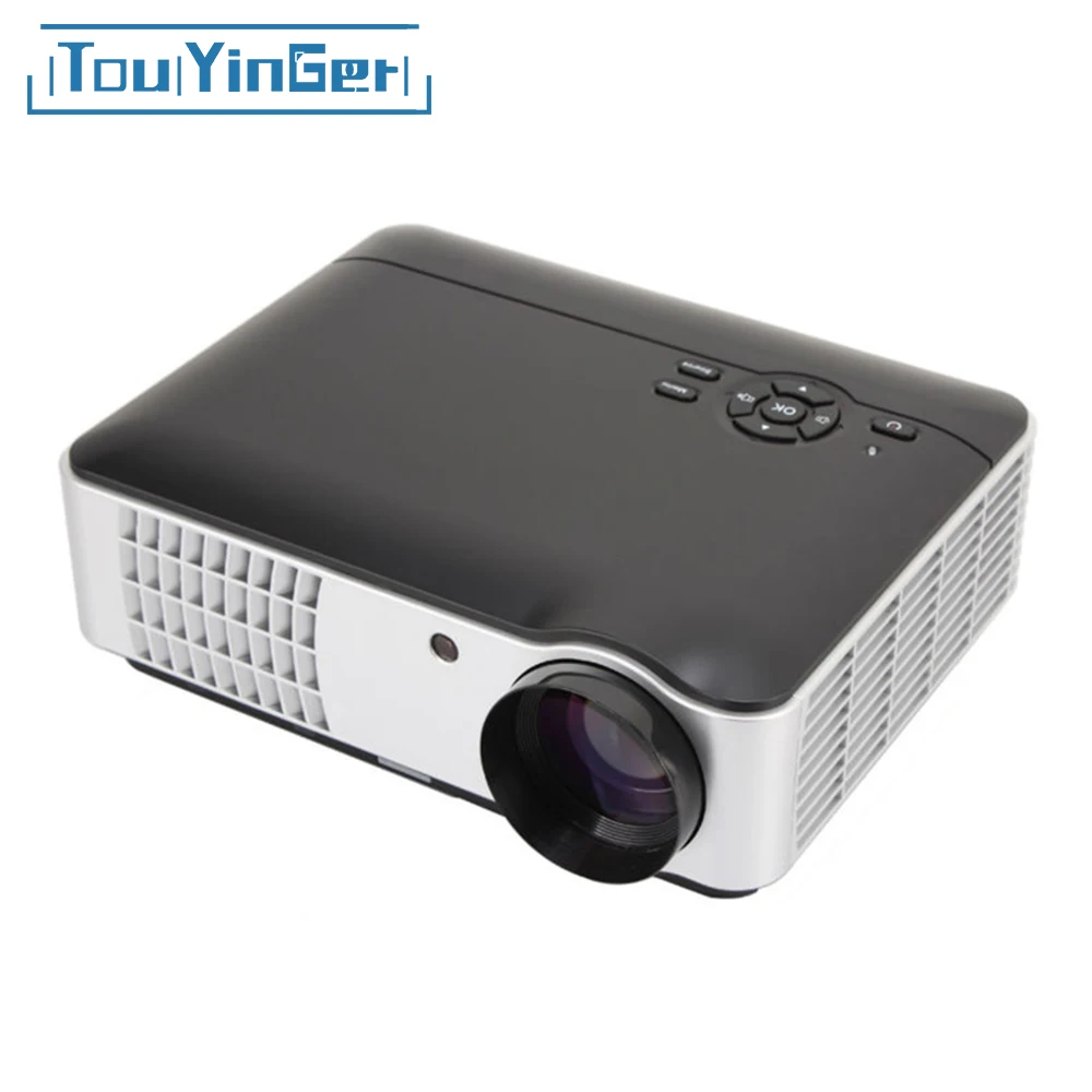 800 люмен 1280x4000 домашний кинотеатр Touyinger BT806 видео проектор FULL HD 1080 Видео светодио