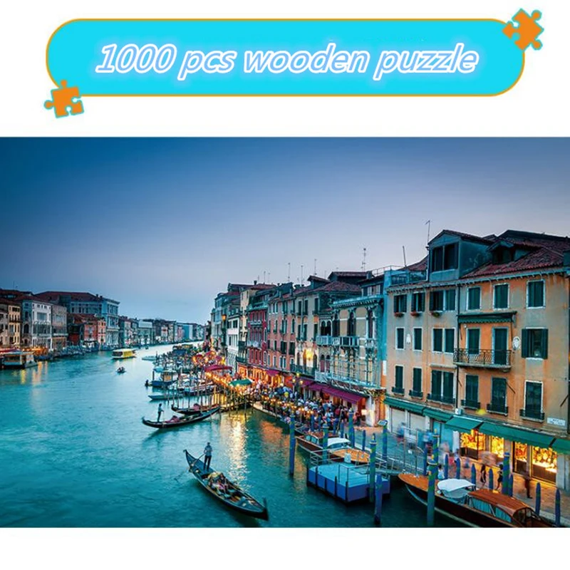 

Пейзаж, пазл для взрослых из 1000 частей, деревянный пазл, Мультяшные Пазлы для детей, развивающие игрушки, подарки, деревянные игрушки