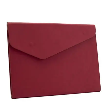 No Hand Strap Модная цветная кожаная папка А5 А4, Сумка для документов, Офисная папка, органайзер для документов с ремешком - Цвет: No Hand Strap