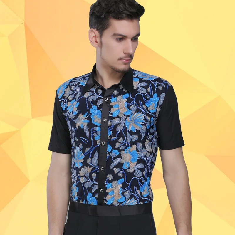 Мужская Новая танцевальная одежда для взрослых современный танцевальный костюм