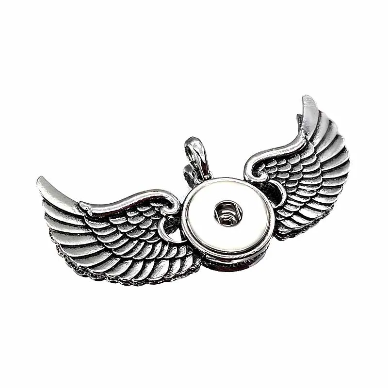 Сменное крыло имбирь 265 кулон с кнопкой ожерелье ювелирные изделия Подходит 18 мм
