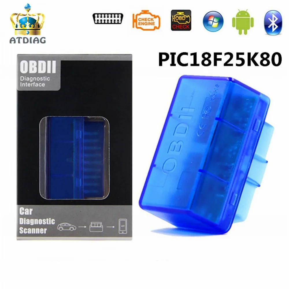 Диагностический сканер V1.5 PIC18F25K80 ELM327 Bluetooth OBD диагностический работает с
