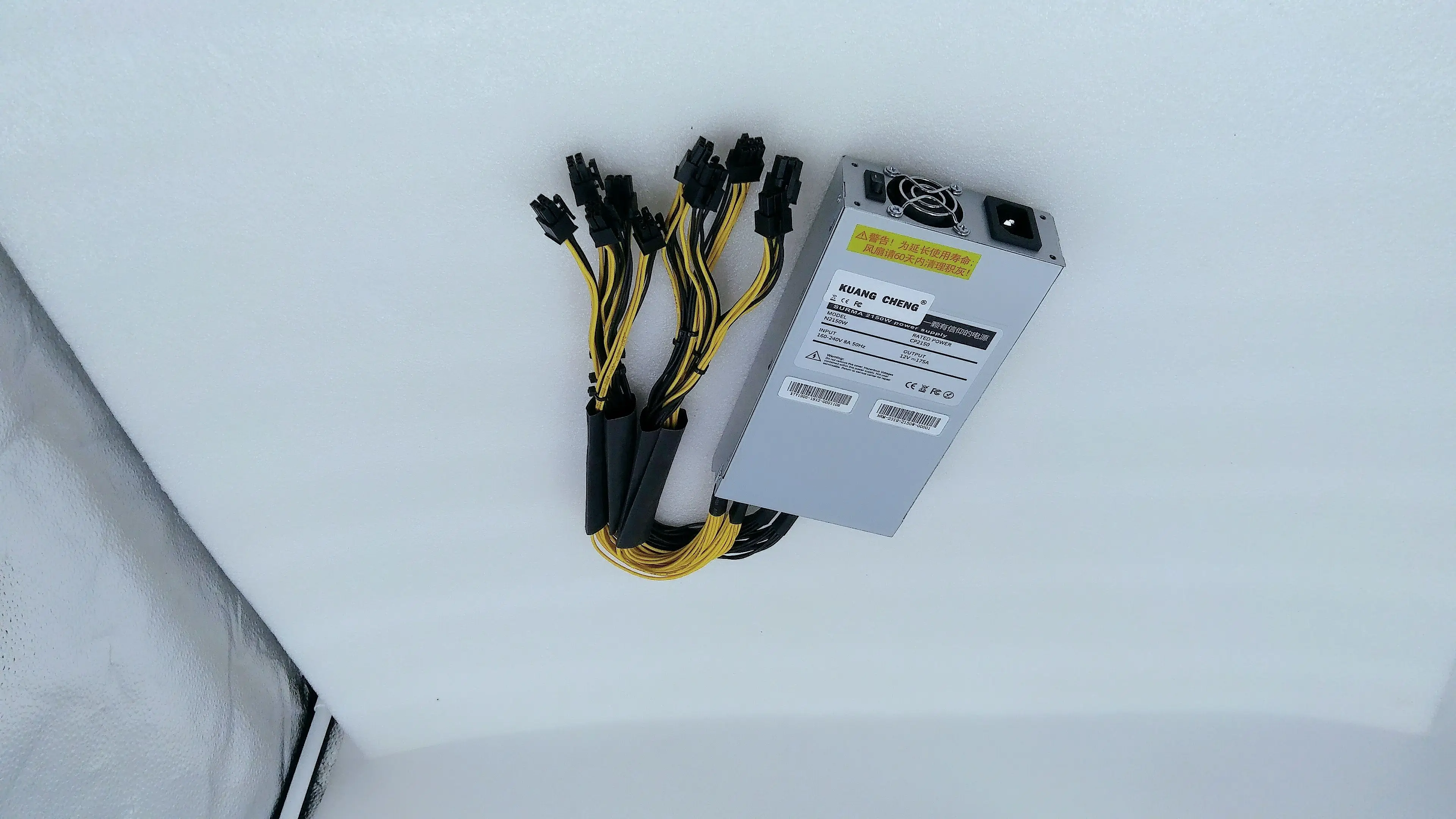 

ASIC miner BTC miner NEW ZEC BTC LTC DASH Miner PSU 2150w Supply For Antminer S7 S9k s9 se L3+ B7 Ebit E9i E9+ z9 Z11 Z1PRO