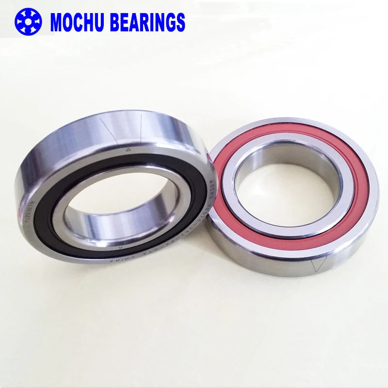 1 пара MOCHU 7007 7007C 2RZ P4 DT A 35x62x14 35x62x28 герметичные Угловые контактные подшипники