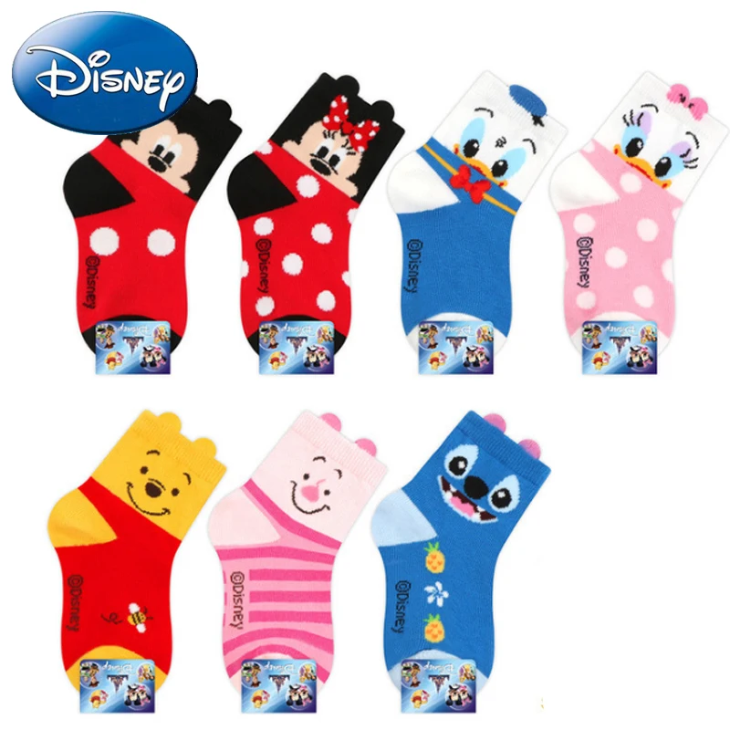 Disney Kids/короткие носки для мальчиков и девочек хлопковые теплые осенне зимние