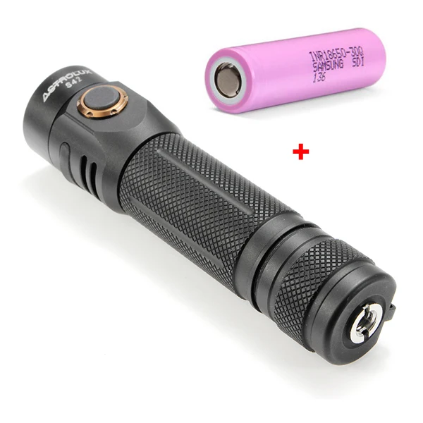 Astrolux S42 18650 версия 4x Nichia 219C/XP-G3 2023LM USB EDC светодиодный фонарик+ INR18650 30Q Батарея щелкающие IPX-65 фонарь