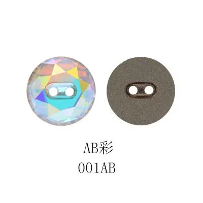 TopStone K9 sew On Stone 12 мм круглые кристалл AB черных масок Diamond Стеклярус для шитья Кнопки