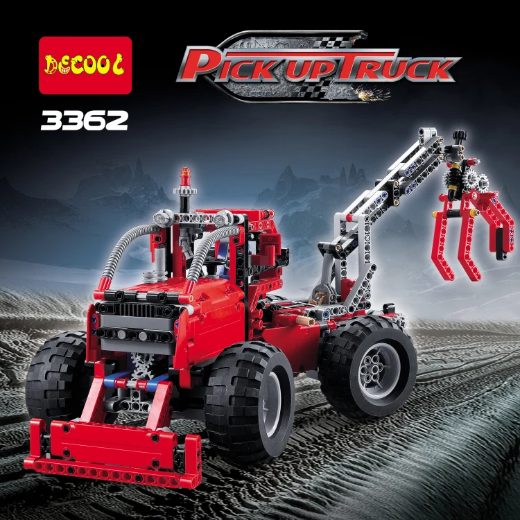 Decool 3362 техника 2 в 1 пикап 1053 шт. игрушка строительные блоки кирпичи дети модель