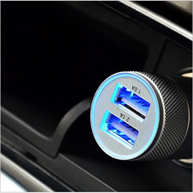 Автомобильное зарядное устройство Mini Dual USB 2 порта универсальное автомобильное 1