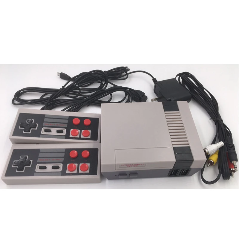 Новая мини ретро классическая видео игровая консоль встроенный 620 игр 8 бит NES Family