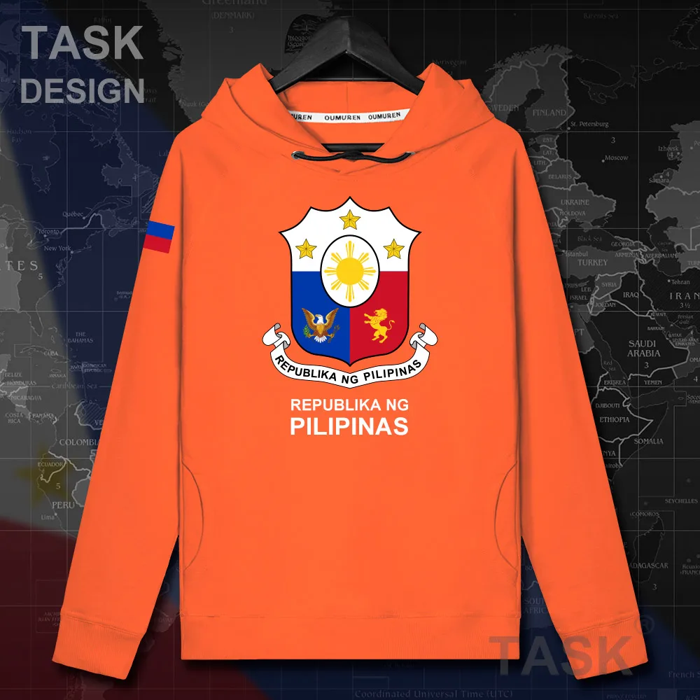 Филиппины Pilipinas PH PHL PHI мужские толстовки с капюшоном Пуловеры Осенние уличная