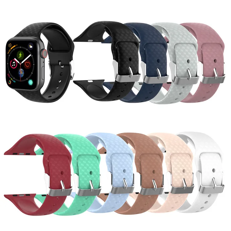 Ремешок силиконовый для iWatch Apple Watch 1 2 3 4 40 мм 44 38 42 50 шт.|Смарт-аксессуары| |