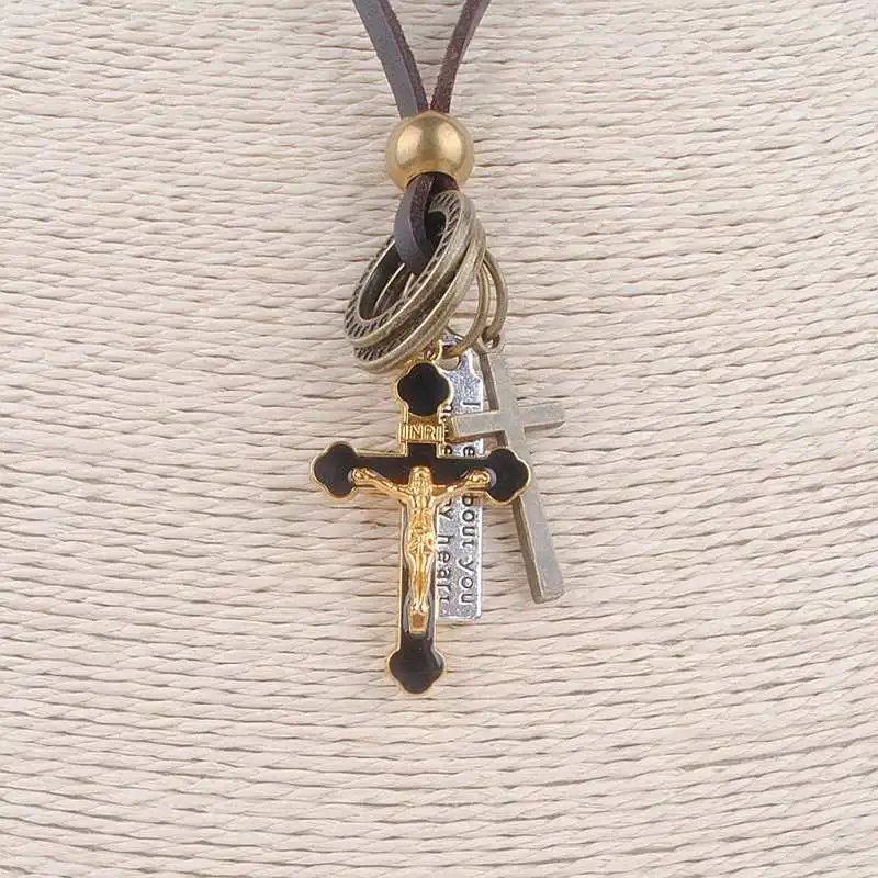 Антикварная винтажная Длинная цепочка из веревки ожерелье сплава эмалированные