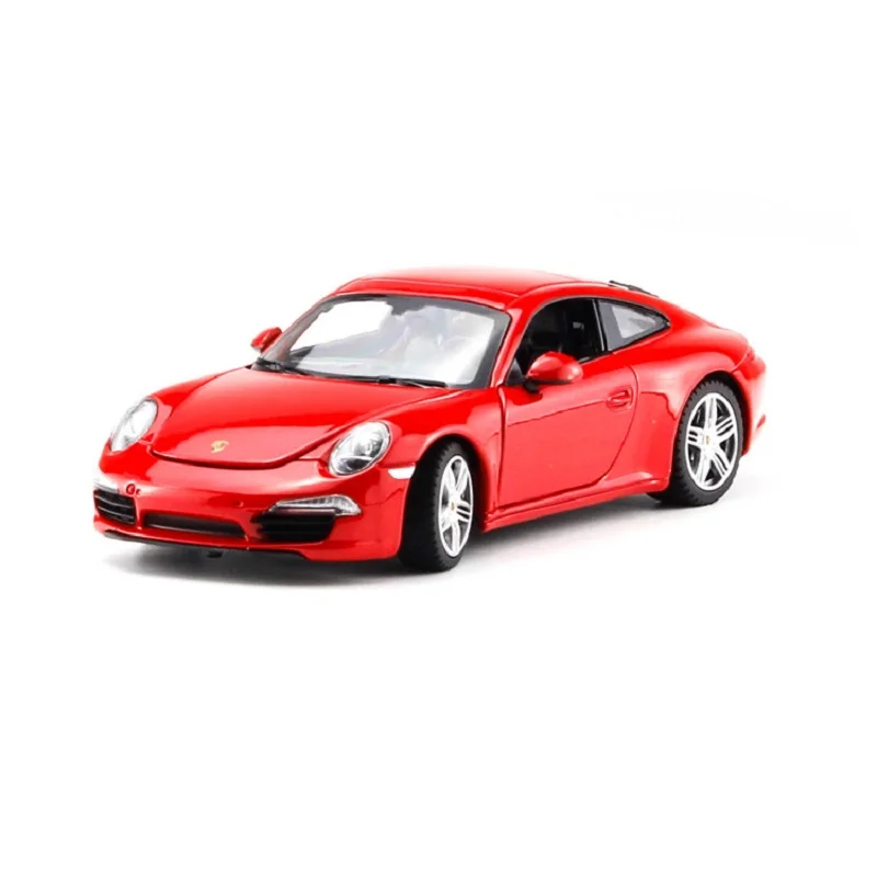 1:24 моделирование сплава спортивный автомобиль модель для Porscheed 911 с рулевым