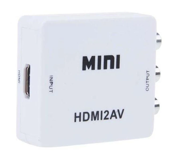 Мини Композитный 1080 P HDMI для RCA Аудио Видео AV CVBS адаптер Поддержка HD HDMI2AV