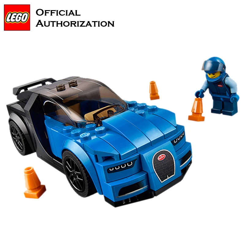 Строительные блоки лего Bugatti Chiron машинка для укладки 180 шт. игрушки детей