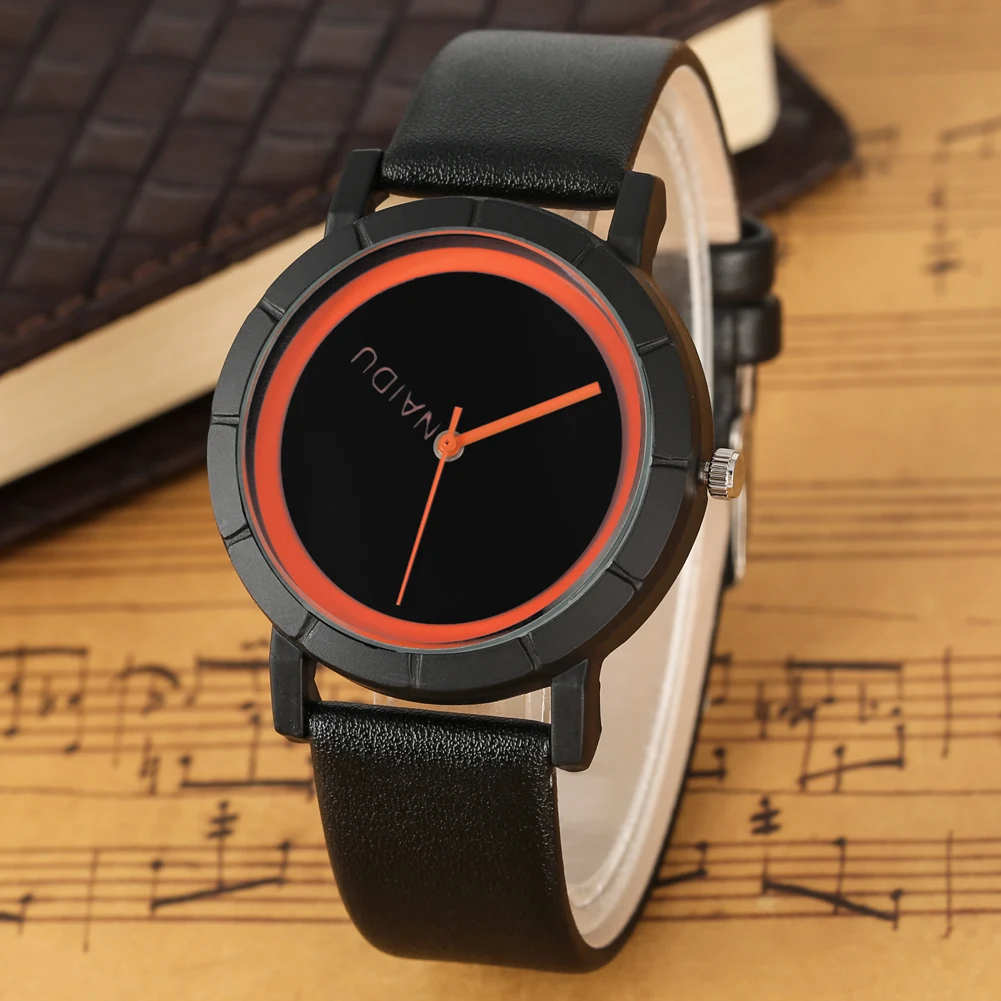 Шикарные кварцевые аналоговые часы Элегантные наручные премиум класса с