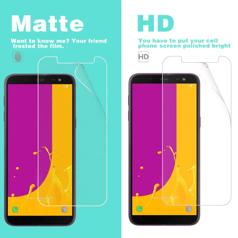 Антибликовая матовая пленка для Samsung Galaxy On 6 J600G 5 in HD прозрачная глянцевая