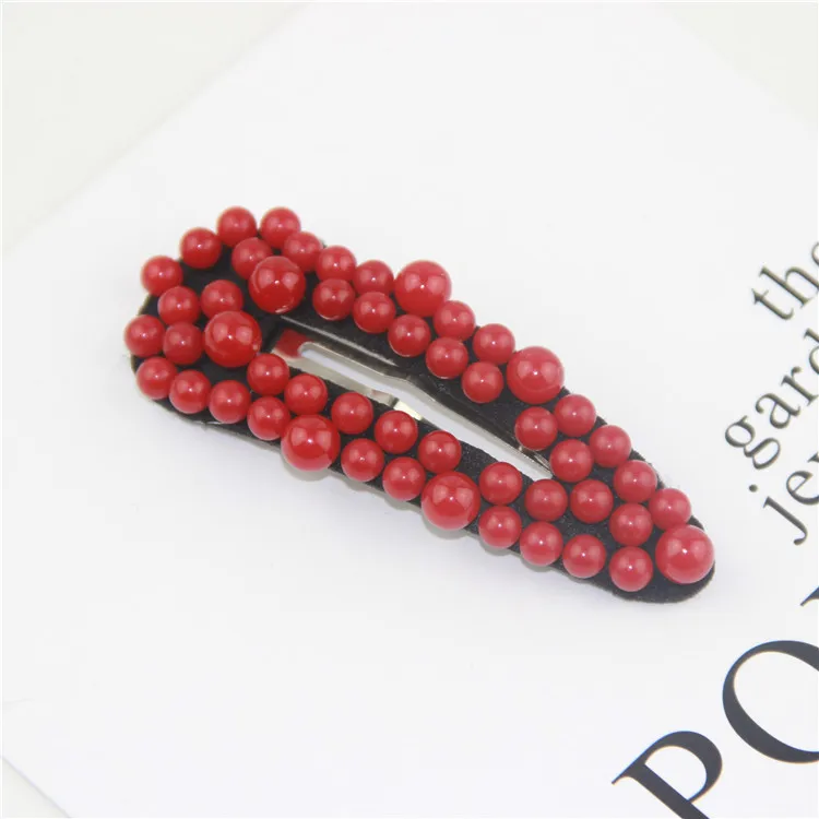 2019 Korea Women Pearl flower Hairpins Vintage Long Barrettes Hair Clip Crystal Metal Hollow Accessories Hairgrip hairgrips | Украшения и