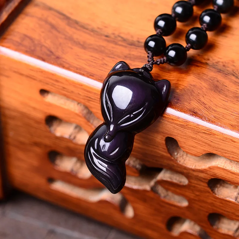 The wholesale supply of genuine natural Rainbow Obsidian Pendant Necklace Jewelry and more evil Made in China | Украшения и